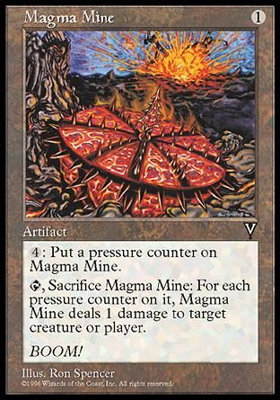 Magma Mine (Visions) Trading Card