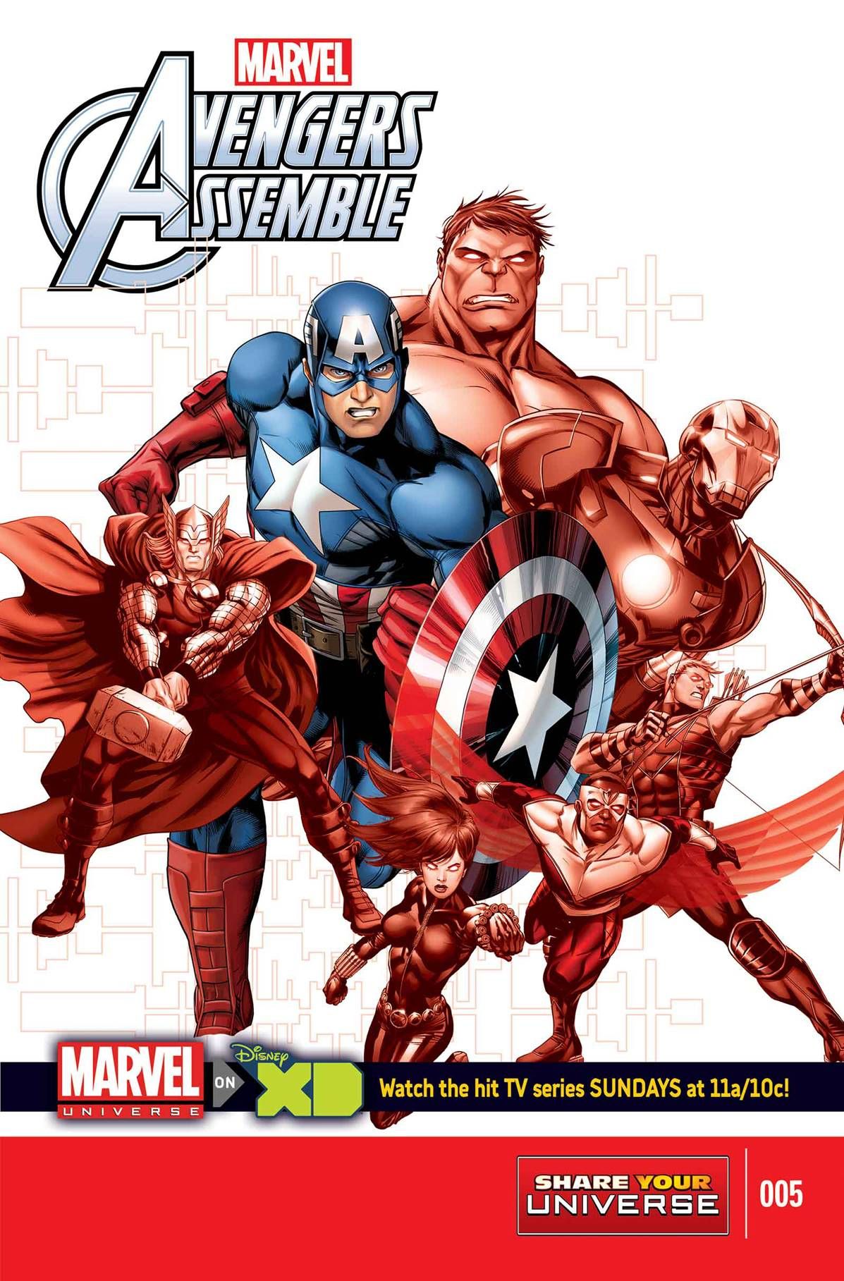 Marvel Universe Avengers Assemble #5 Comic