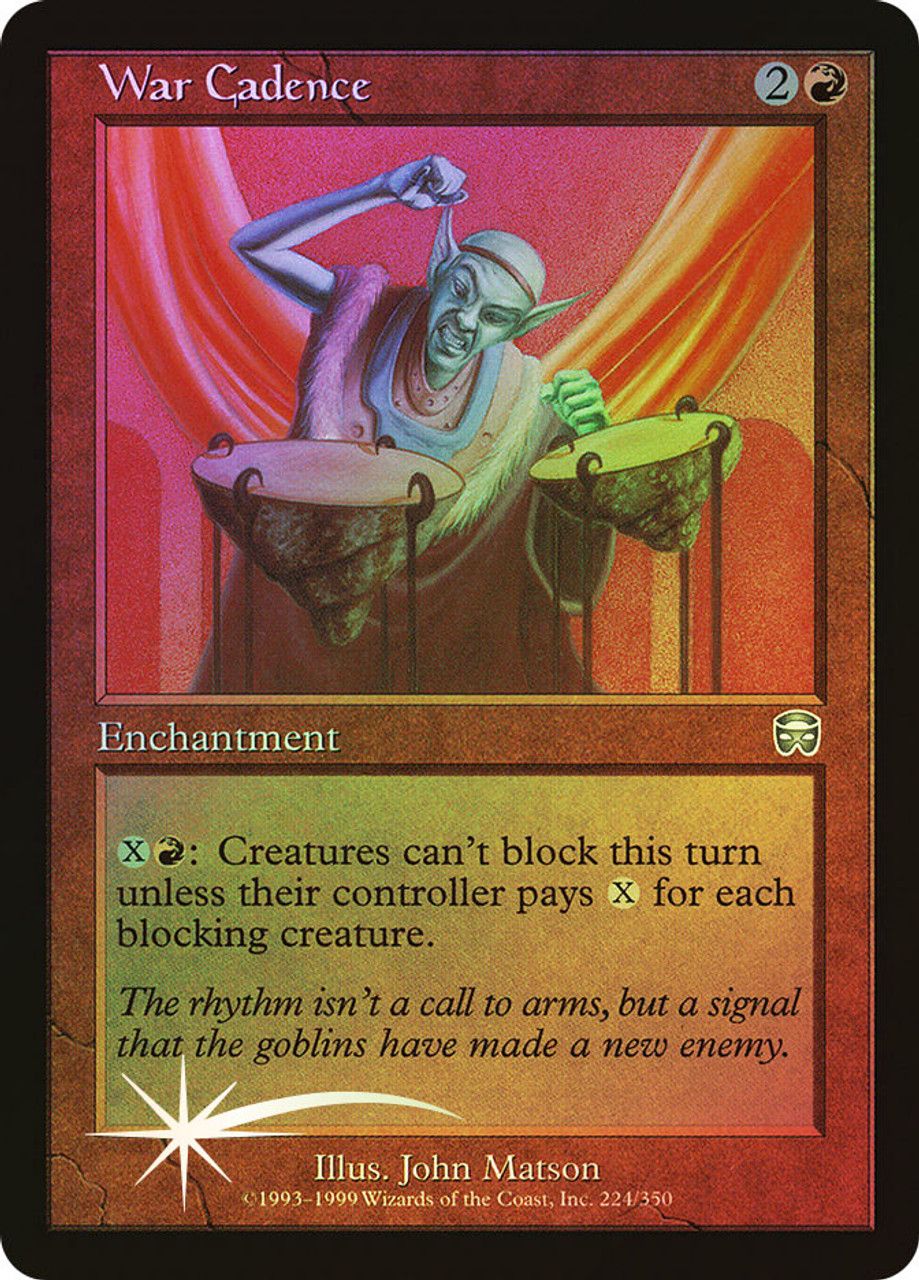 War Cadence (Mercadian Masques - Foil) Trading Card