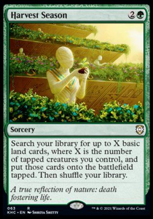 Harvest Season (Kaldheim Commander Decks) Trading Card