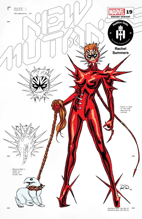 New Mutants #19 (Dauterman Rachel Summers Design)