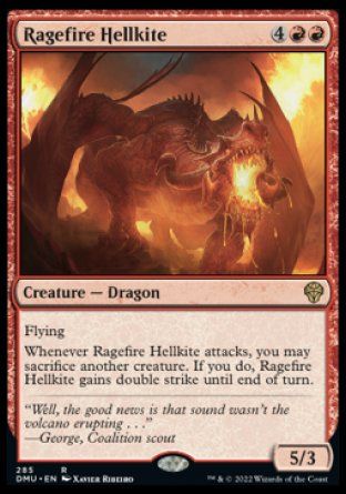 Ragefire Hellkite (Dominaria United) Trading Card