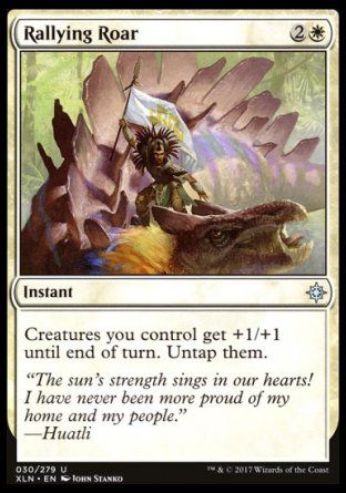 Rallying Roar (Ixalan) Trading Card