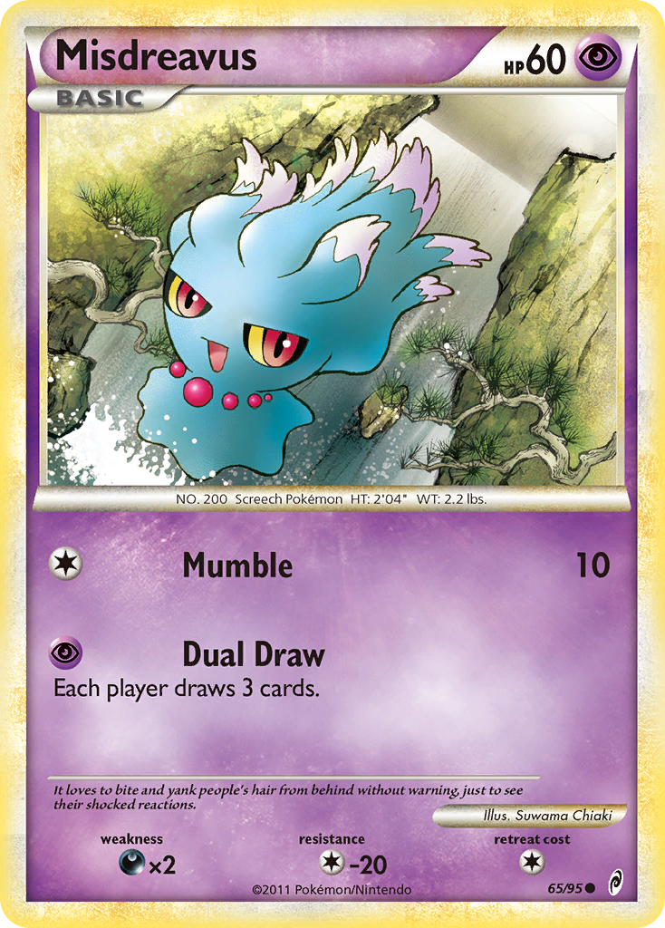 Misdreavus (65/95) - Call of Legends Pokémon Card