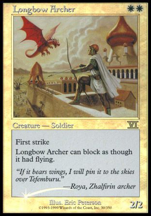 Longbow Archer (FNM Promos) Trading Card