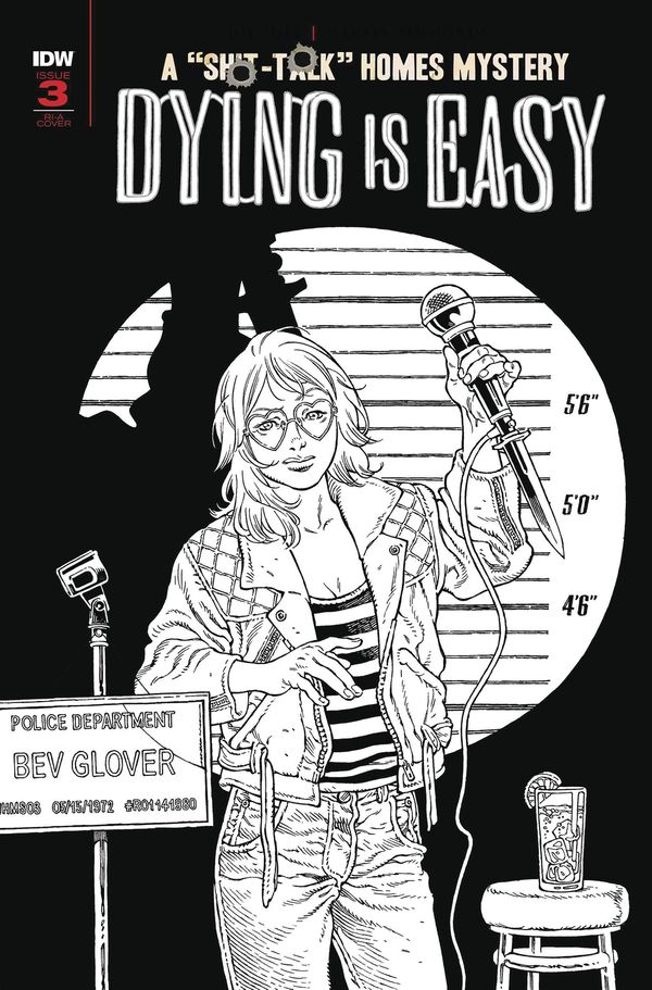 Dying Is Easy  #3 (10 Copy Cover B&w Rodriguez)