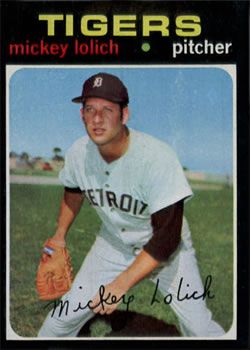 Mickey Lolich Detroit Tigers 1966 Topps #455 Signed Autograph