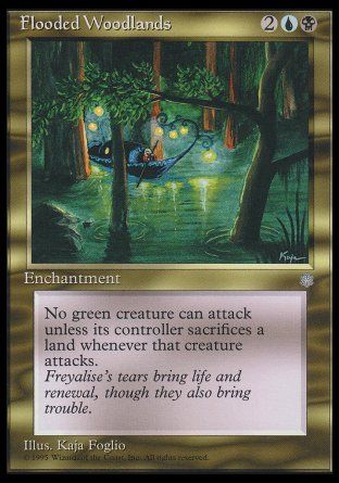 Flooded Woodlands (Ice Age) Trading Card