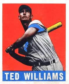 Ted Williams 1948 Leaf #76 Sports Card