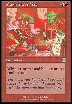 Magistrate's Veto (Mercadian Masques)