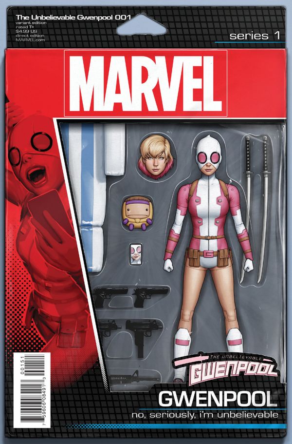 The Unbelievable Gwenpool #1 (Action Figure Variant Cover)