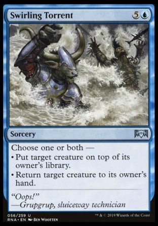 Swirling Torrent (Ravnica Allegiance) Trading Card