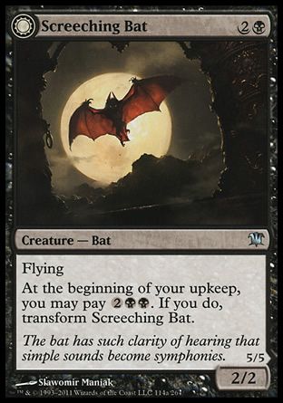 Screeching Bat (Innistrad) Trading Card