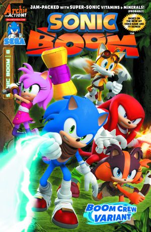 Sonic Boom #6 (Boom Crew Variant Cover)