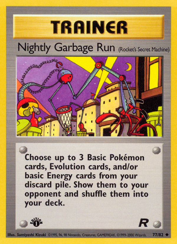 Nightly Garbage Run (77/82) - Team Rocket (1st Edition) Pokémon Card