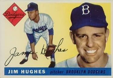 Jim Hughes 1955 Topps #51 Sports Card