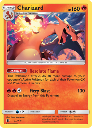 Charizard (3/70) - Dragon Majesty