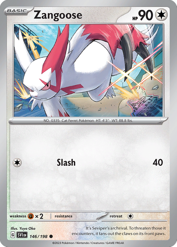 Zangoose (146/198) - Scarlet & Violet