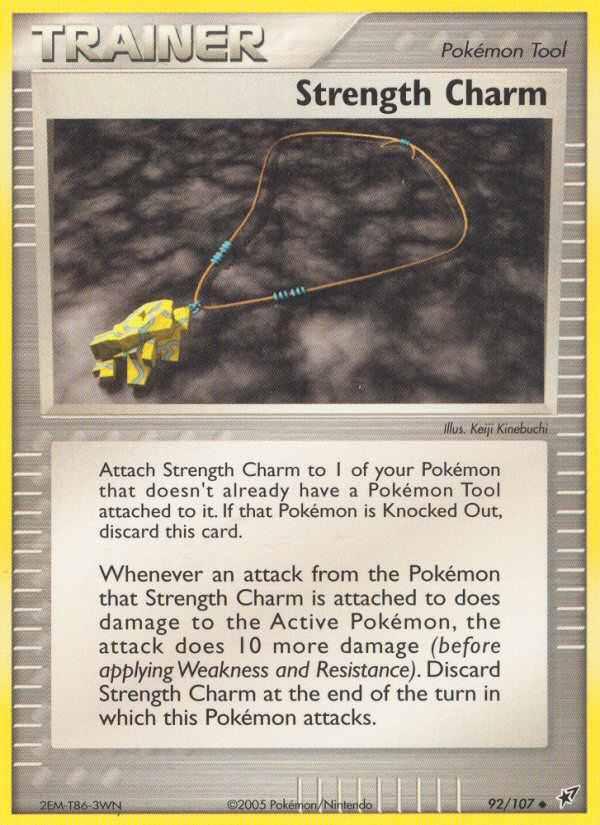 Strength Charm (92/107) - Deoxys Pokémon Card