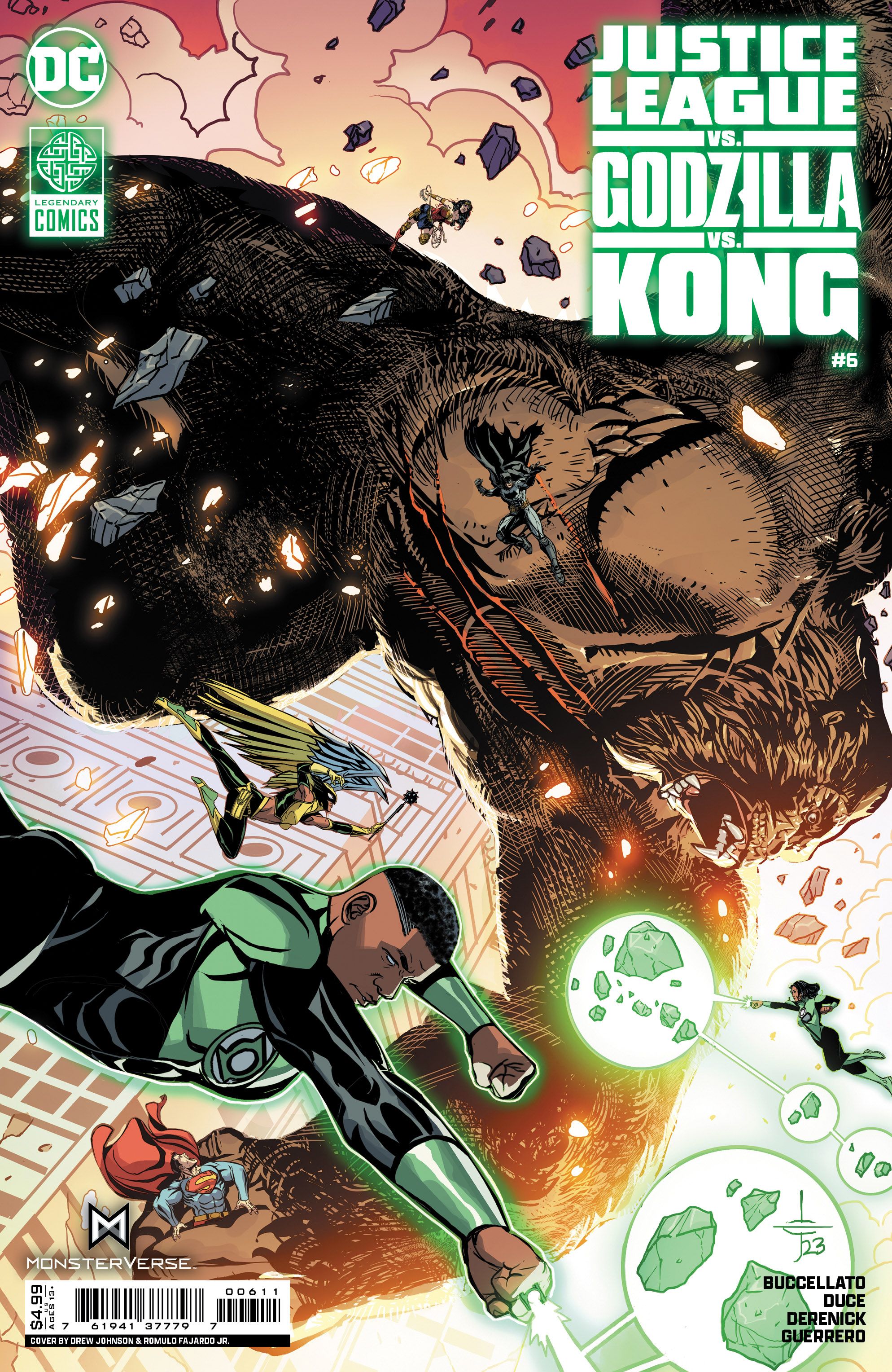 Justice League vs. Godzilla vs. Kong #6 Comic