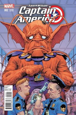 Captain America Sam Wilson #2 (Kirby Monster Variant)