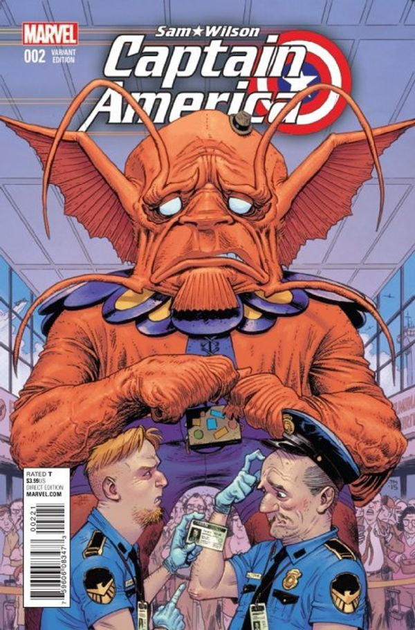 Captain America Sam Wilson #2 (Kirby Monster Variant)