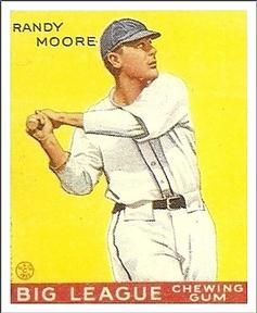 Randy Moore 1933 Goudey (R319) #69 Sports Card