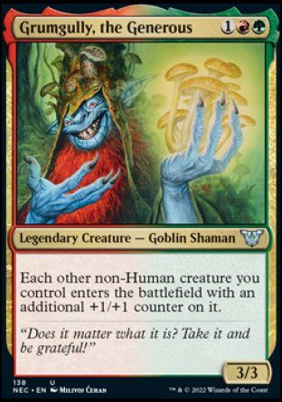 Grumgully, the Generous (Kamigawa Neon Dynasty Commander Decks) Trading Card