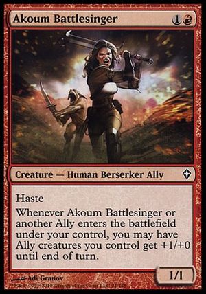 Akoum Battlesinger (Worldwake)