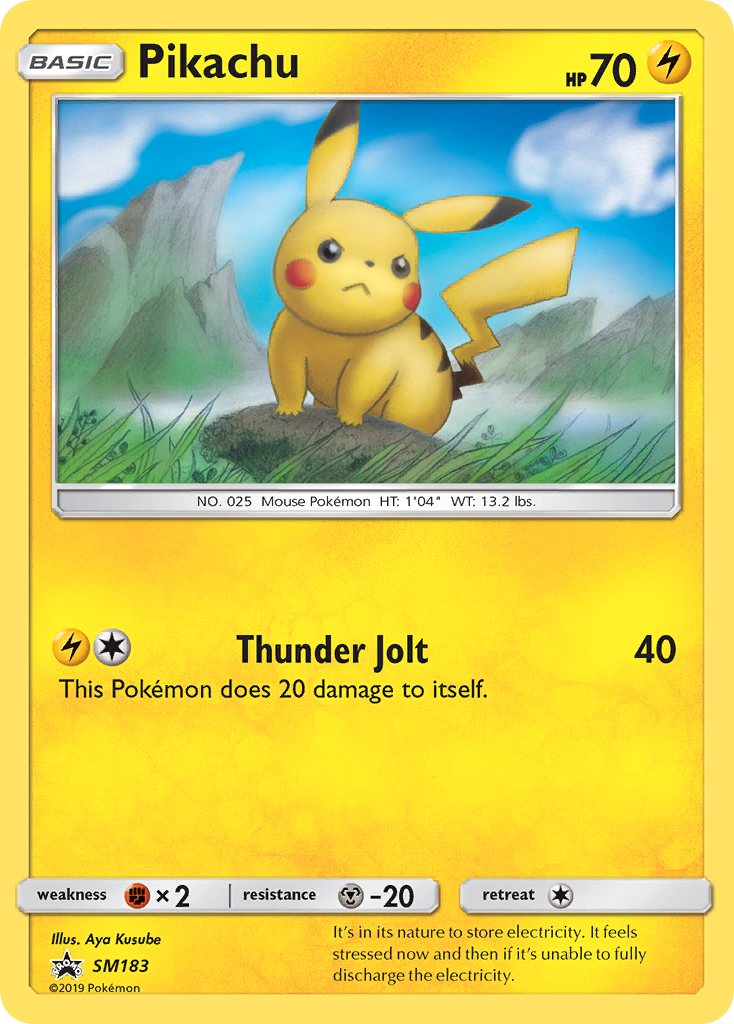 Pikachu (SM183) - SM Black Star Promos Pokémon Card