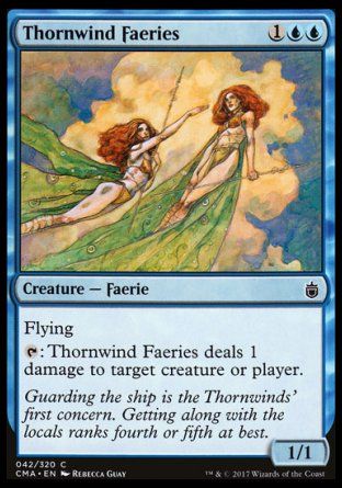 Thornwind Faeries (Commander Anthology) Trading Card