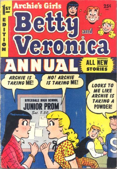 Archie's Girls, Betty And Veronica Annual #1 Comic