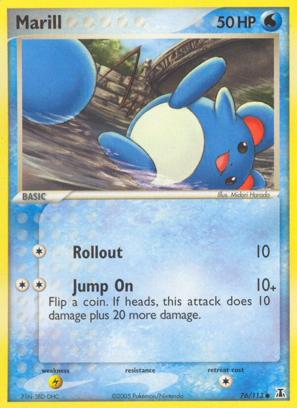 Marill (76/113) - Delta Species Pokémon Card