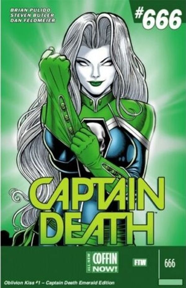 Lady Death: Oblivion Kiss #1 (Captain Death Emerald Edition)