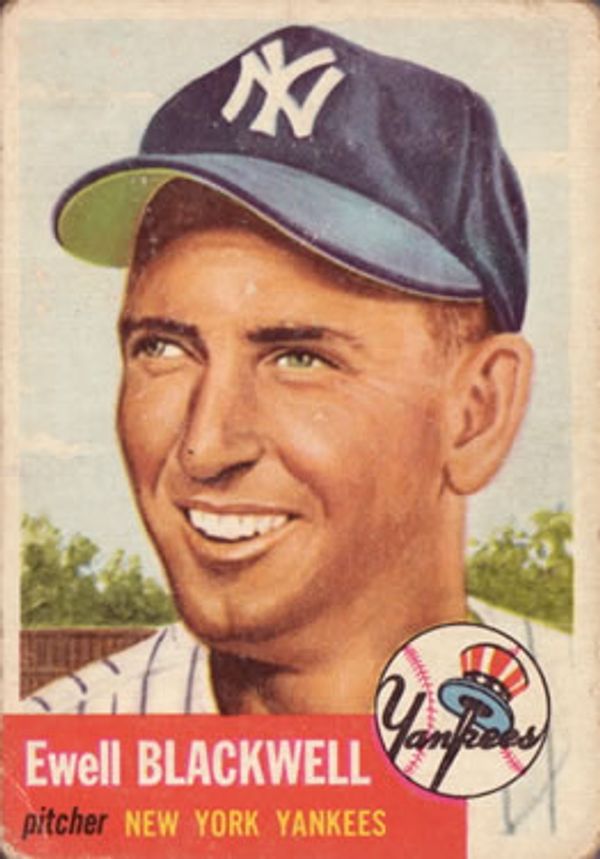 Ewell Blackwell 1953 Topps #31