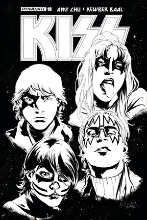 KISS #10 (Cover E 15 Copy Baal B&w Cover)