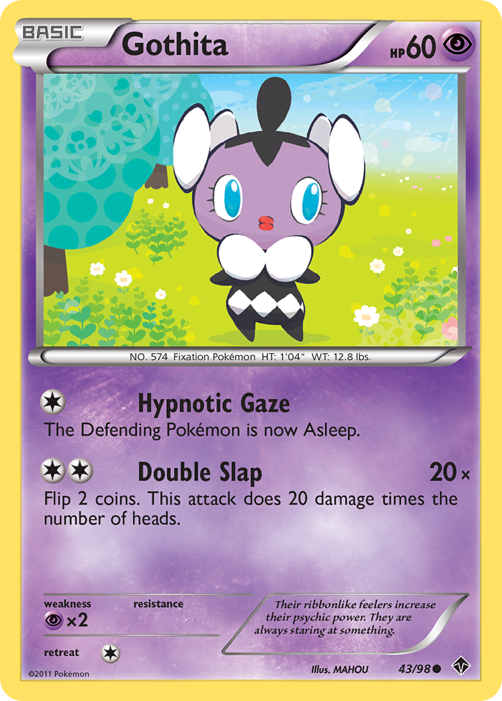 Gothita (43/98) - Emerging Powers Pokémon Card