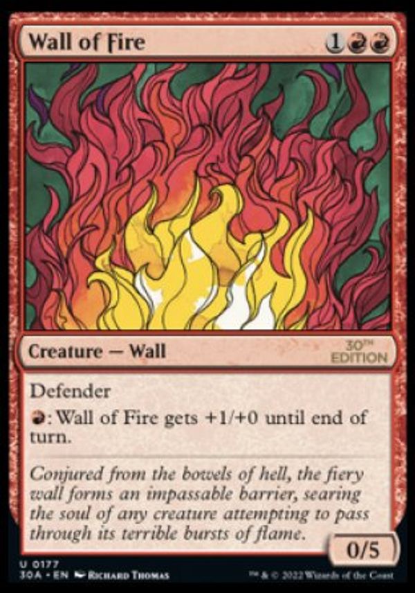 Wall of Fire (Magic 30th Anniversary Edition)