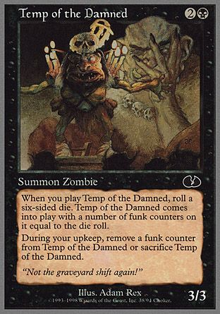 Temp of the Damned (Unglued) Trading Card