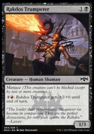 Rakdos Trumpeter (Ravnica Allegiance) Trading Card