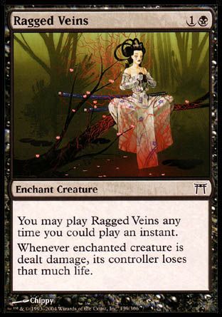 Ragged Veins (Champions of Kamigawa) Trading Card