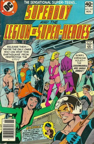 Superboy and the Legion of Super-Heroes #257 Comic