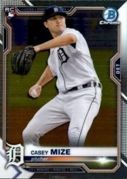 Casey Mize 2021 Bowman Chrome Baseball #9 Sports Card