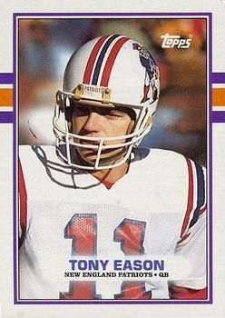 Tony Eason 1989 Topps #201 Sports Card