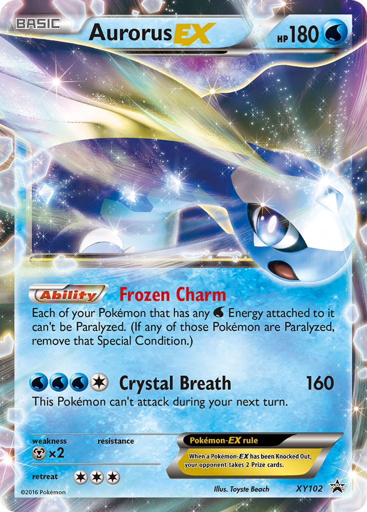 Aurorus EX (XY102) - XY Black Star Promos Pokémon Card