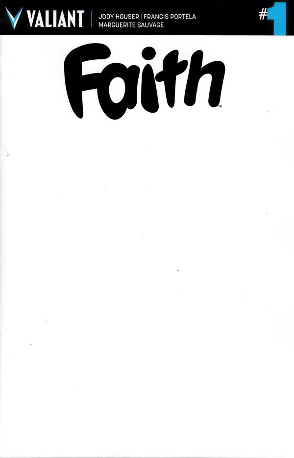 Faith  #1 (Cover G Blank Sketch)