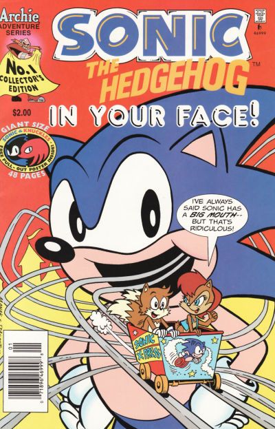 Sonic the Hedgehog: In Your Face! #1 Comic