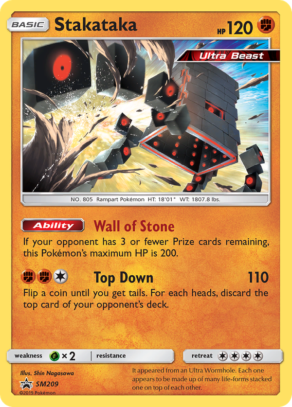 Stakataka (SM209) - SM Black Star Promos