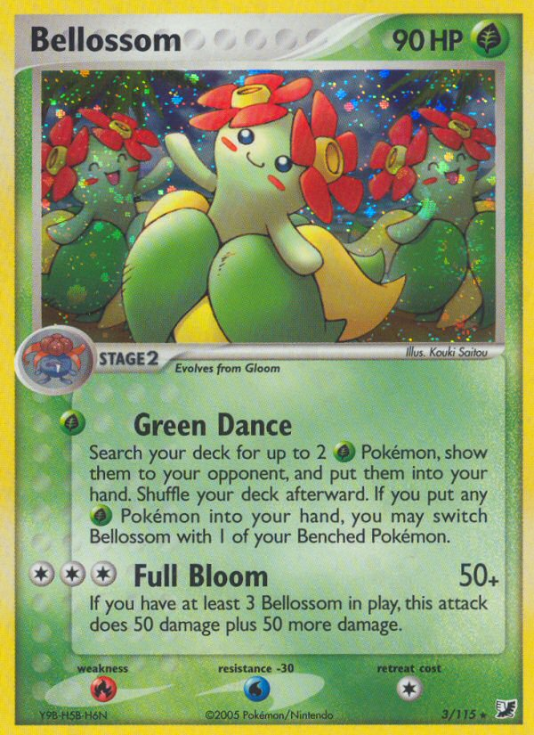 Bellossom (3/115) - Unseen Forces Pokémon Card