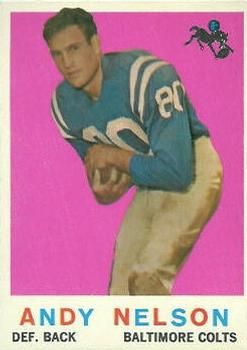 Andy Nelson 1959 Topps #62 Sports Card
